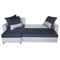 Coltar extensibil ANES 07 ST. Sezut Negru / Brate Gri